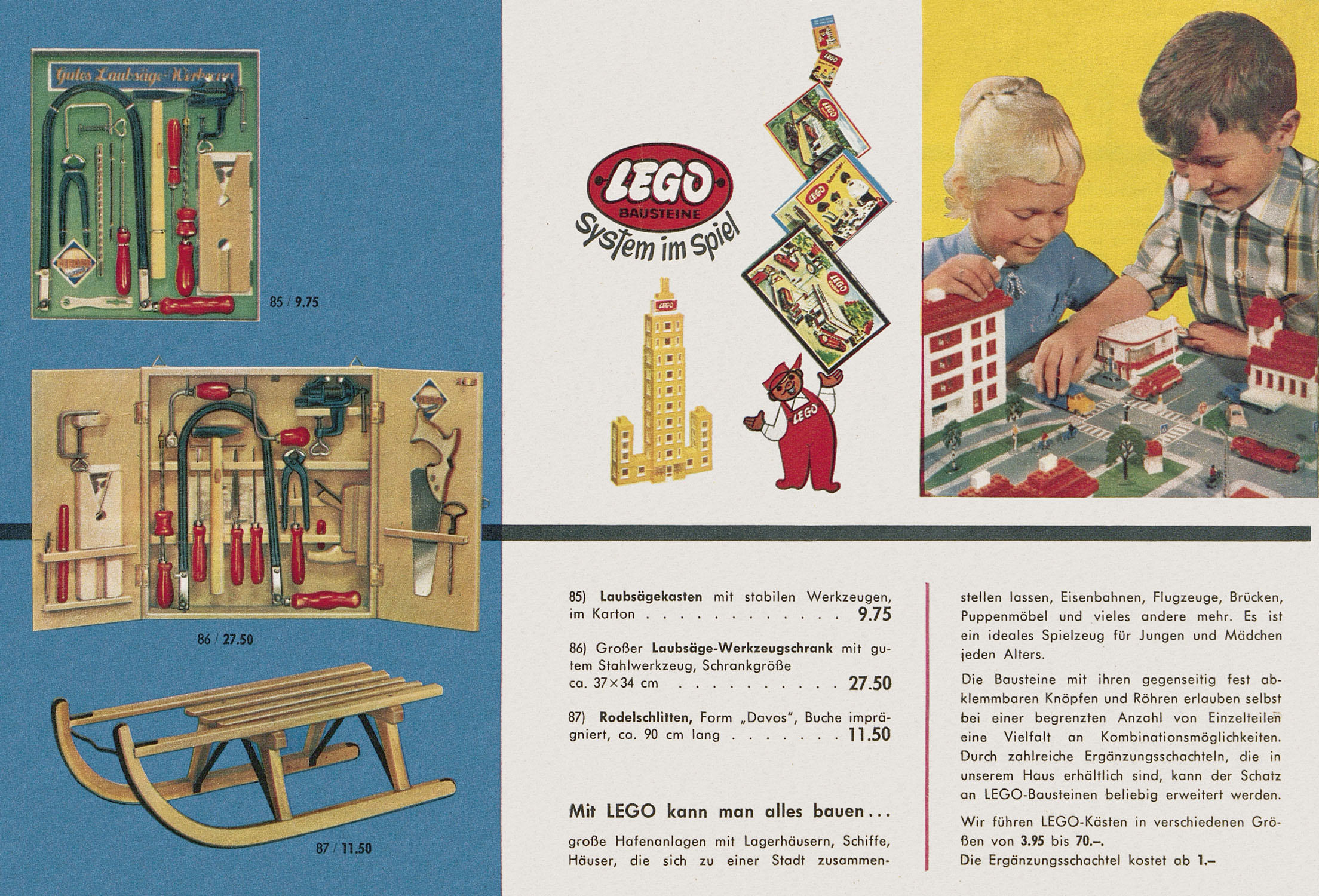spielzeug kataloge anfordern conrad-antiquario Karstadt Katalog Spielwaren 1960