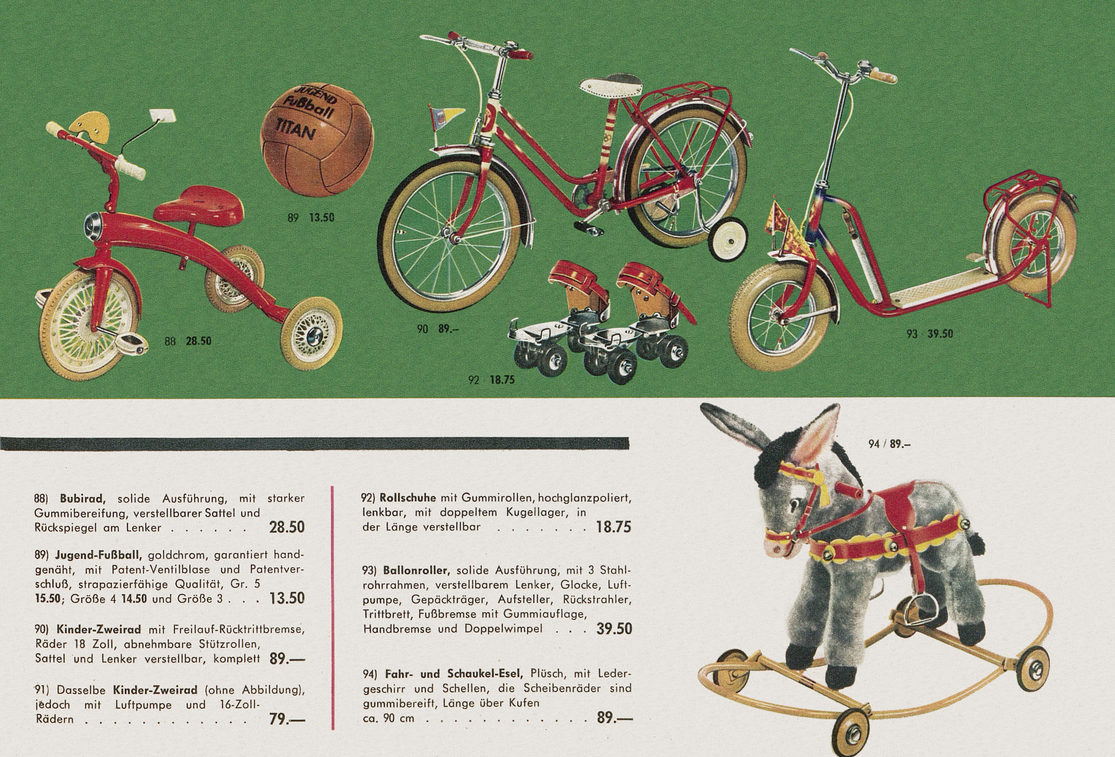 spielzeug 1960 conrad-antiquario Karstadt Katalog Spielwaren 1960