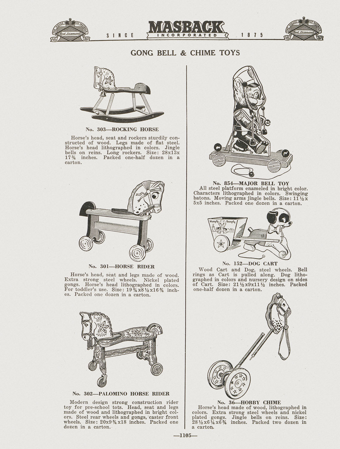 conradantiquario Masback Toy Catalog 1947