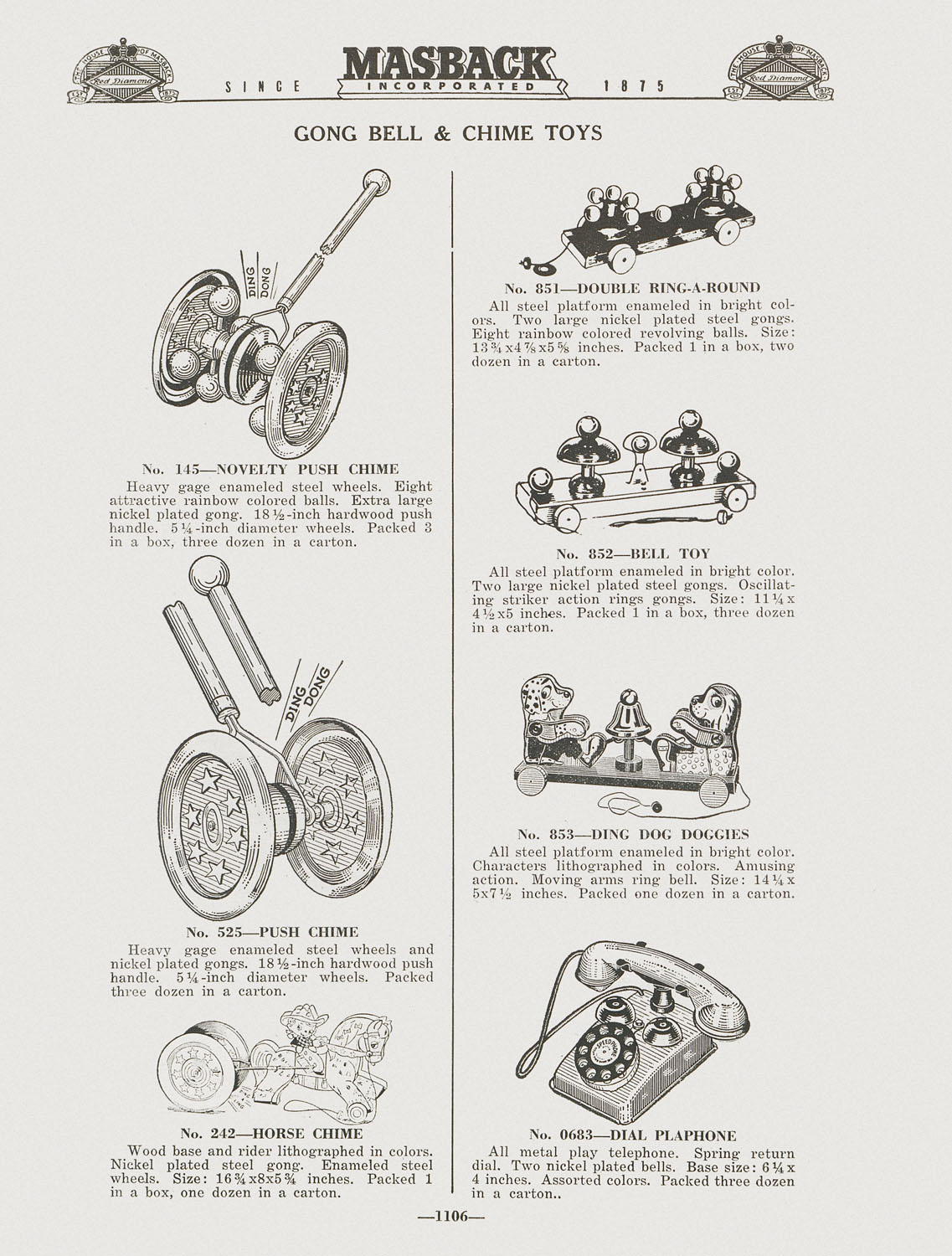 conradantiquario Masback Toy Catalog 1947