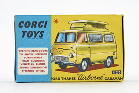 Corgi Toys 420 Ford Thames Airborne Caravan OVP