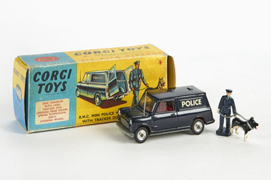 Corgi Toys 448 B.M.C. Mini Police Van OVP