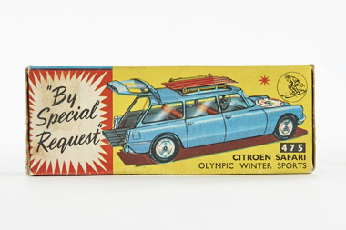 Corgi Toys 475 Citroen Safari Olympic Winter Sports OVP