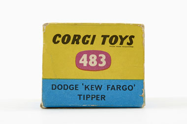 Corgi Toys 483 Dodge Kew Fargo Tipper OVP