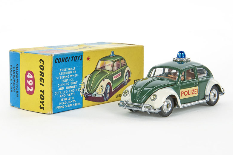 Corgi Toys 492 VW 1200 European Police