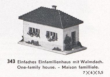 Creglinger Nr. 343 Einfaches Einfamilienhaus