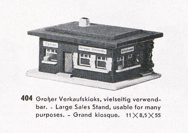 Creglinger Nr. 404 Grosser Verkaufskiosk