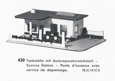 Creglinger Nr. 420 Tankstelle mit Autoreparaturwerkstatt