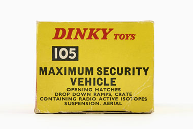 Dinky Toys 105 Maximum Security Vehicle OVP