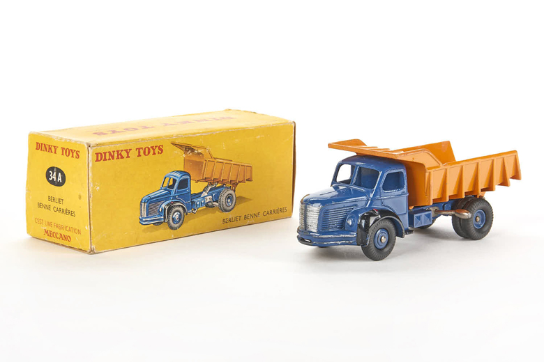 Dinky Toys 34 A Berliet Benne Carrières Kipper LKW