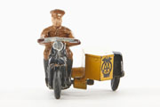 Dinky Toys 44 B Motorrad mit Beiwagen AA Patrol