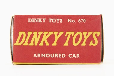 Dinky Toys 670 Armoured car Panzerwagen OVP