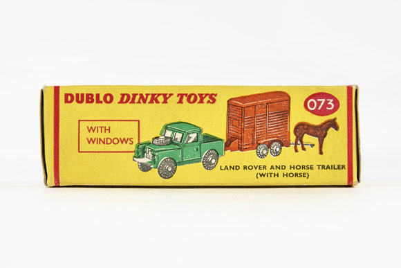 Dinky Toys 73 Land Rover and Horse Trailer OVP