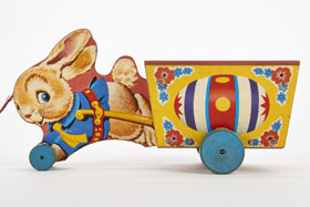 Fisherprice 401 Osterhase, Fisherprice 401 wooden easter bunny