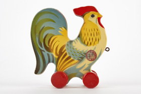 Gecevo Holzspielzeug Hahn, Gecevo wooden rooster