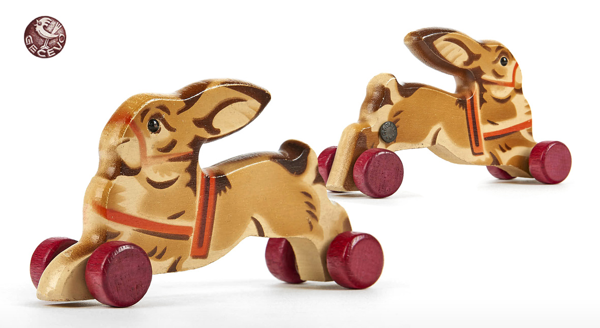 Gecevo Holzspielzeug Hase, Gecevo wooden rabbit