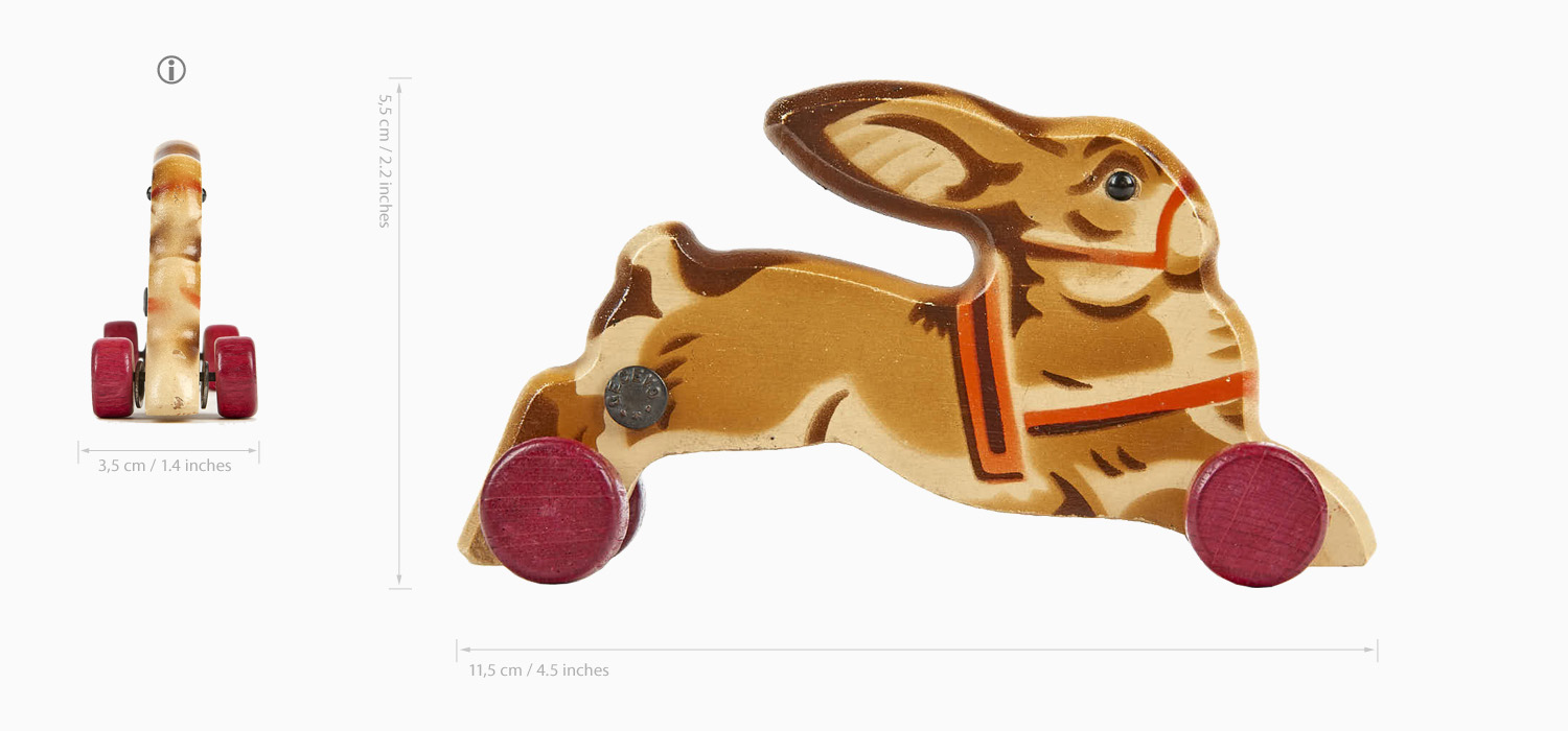 Gecevo Holzspielzeug Hase, Gecevo wooden rabbit