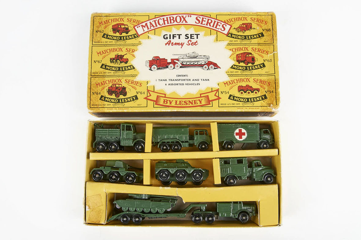 Matchbox Gift Set G5 Army-Set OVP