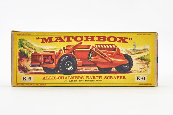 Matchbox King Size K-6 Allis-Chalmers Earth Scraper OVP