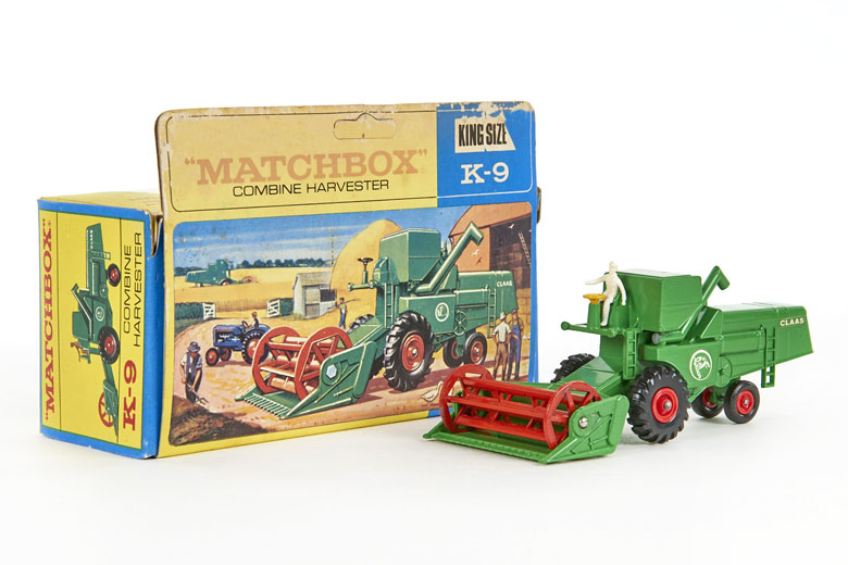 Matchbox King Size K-9 Claas Combine Harvester