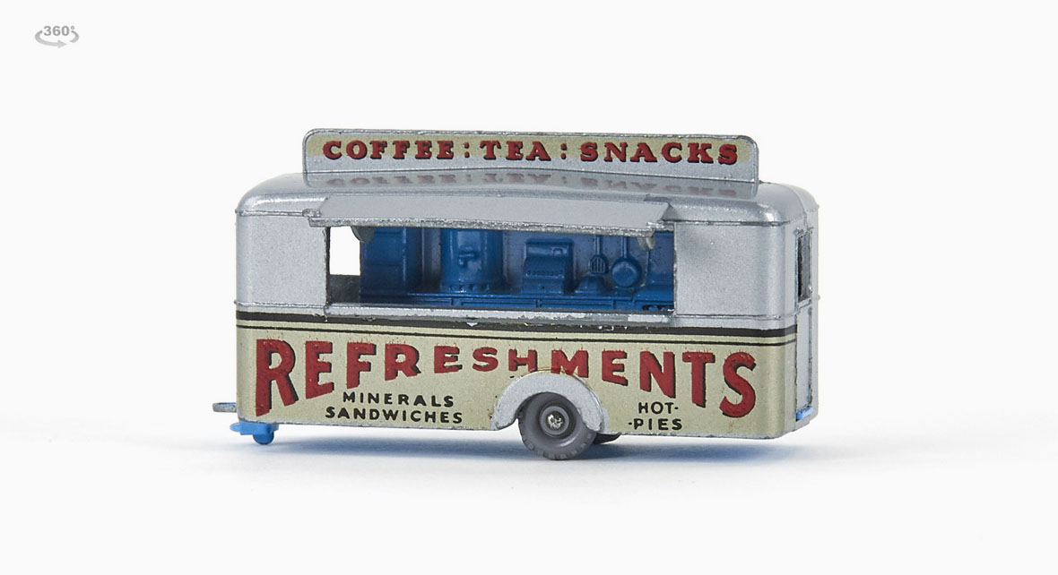 MATCHBOX N°74 MOBILE CANTEEN 1959 LESNEY Matchbox No. 74 MOBILE CANTEEN Refreshments with GREY