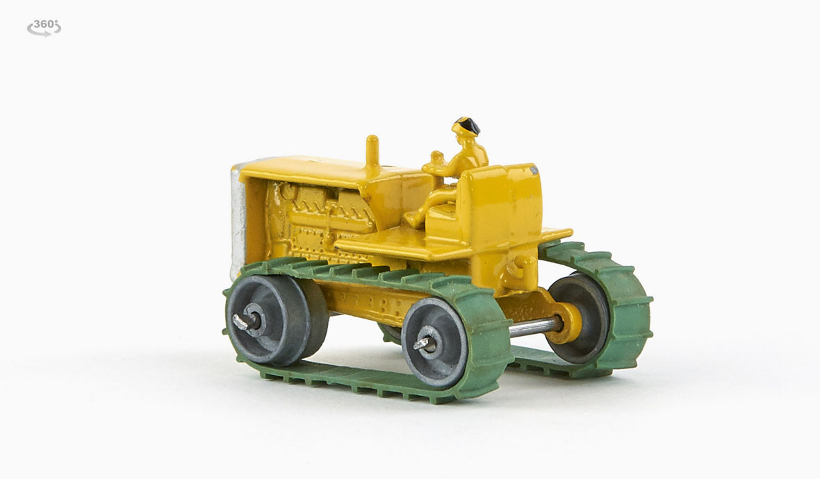 ミニカー MATCHBOX No.8 CATERPILLAR TRACTOR 1964 Vintage MATCHBOX Series No. 8: Yellow Caterpillar D8