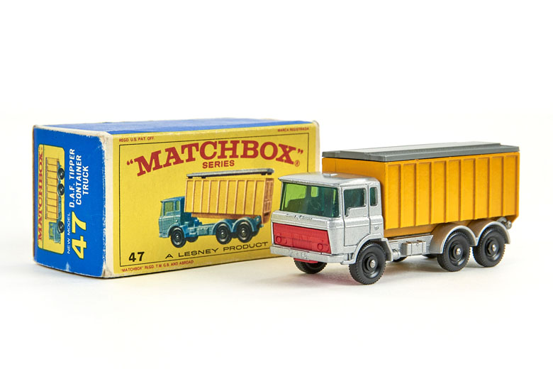 Matchbox 47 DAF Tipper Container Truck