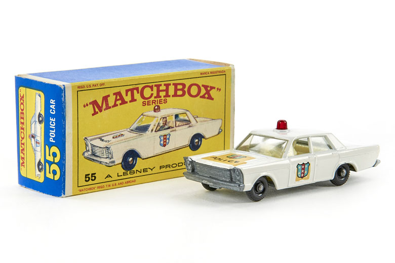 Matchbox 55 Ford Galaxie Police Car