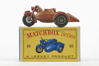 Matchbox 66 Harley Davidson Motorcycle and Sidecar OVP