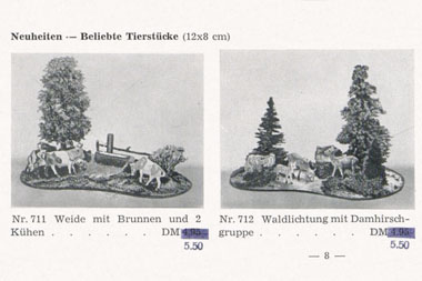 NOCH Nr. 712 Waldlichtung mit Damhirschgruppe