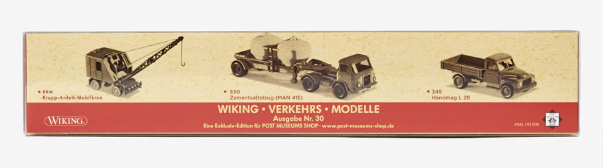 Wiking Verkehrsmodelle PMS Ausgabe 30