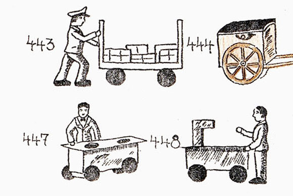 Preiser Figur Nr. 447 Eiswagen mit Verkäufer OVP