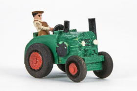 Preiser Figur Nr. 500 Traktor mit Fahrer