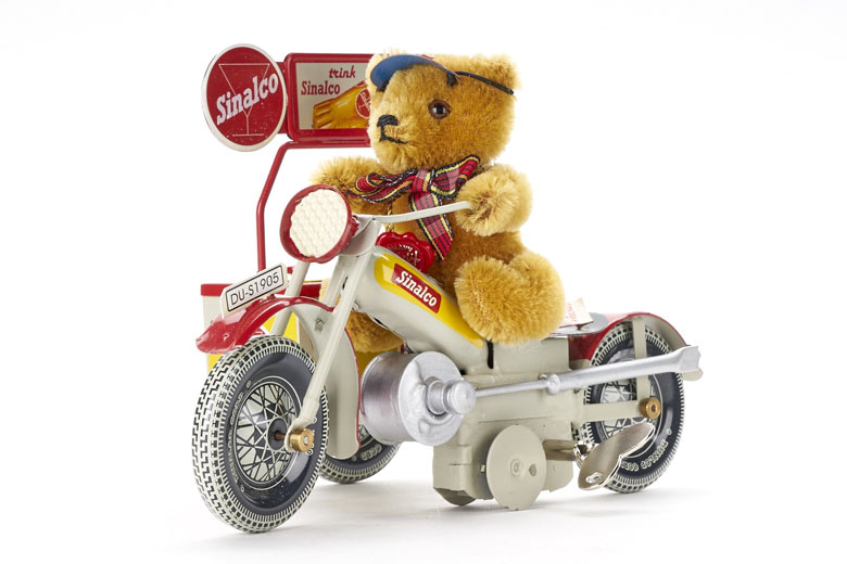 Tucher & Walther Motorrad 100 Jahre Sinalco mit Hermann Teddy