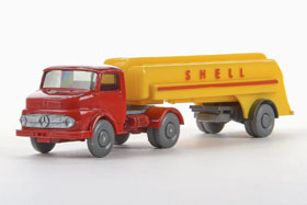 Mercedes Benz L 1413 Shell Tanksattelzug