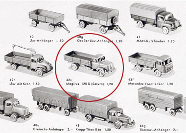 Wiking Katalog 1965