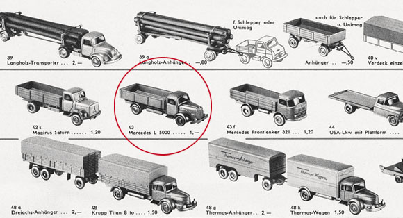 Wiking Katalog 1961