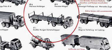 Wiking Henschel HS 16 Rungen-Sattelzug