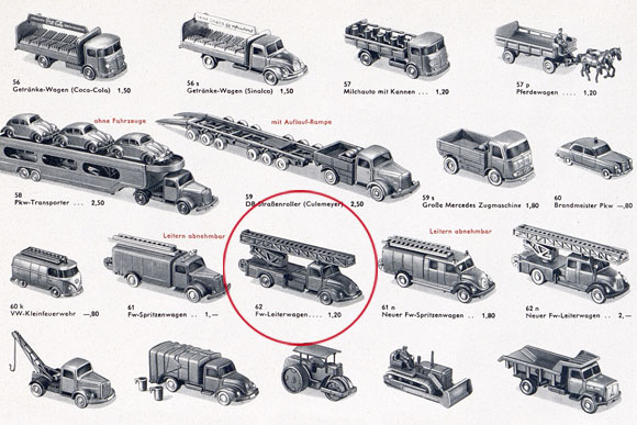 Wiking Katalog 1962