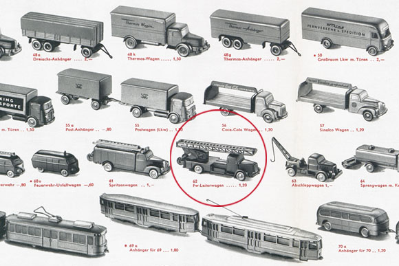 Wiking Katalog 1958