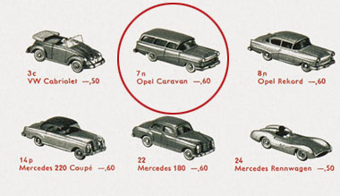 Wiking Katalog 1960