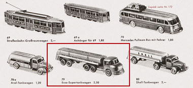 Wiking Katalog 1962