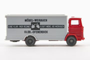 Werbemodell MB L 1317 Koffer-LKW Weirauch