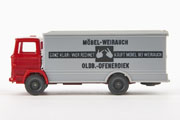 Werbemodell MB L 1317 Koffer-LKW Weirauch
