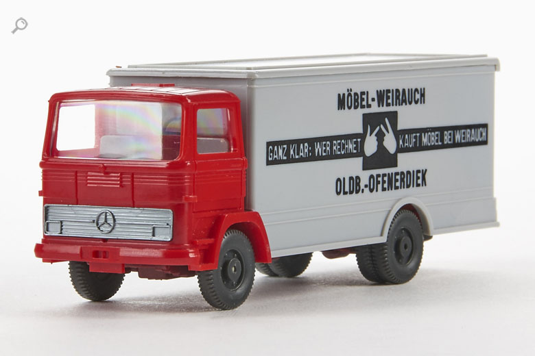 Werbemodell MB L 1317 Koffer-LKW Weirauch