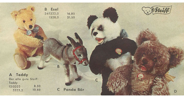 Steiff Katalog 1953